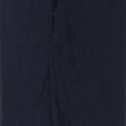 Womens UK Size 12 Marks and Spencer Regular Fit  Blue Trousers