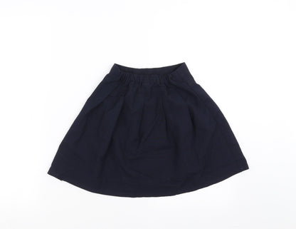 Sainsburys  Girls Blue   A-Line Skirt Size 7 Years - school