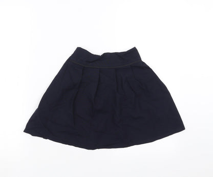 Sainsburys  Girls Blue   A-Line Skirt Size 7 Years - school