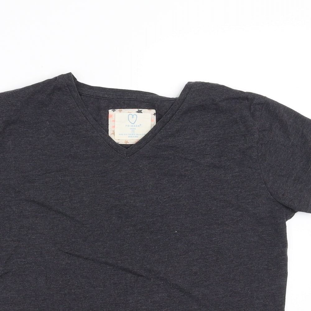 Primark Womens Grey   Basic T-Shirt Size S
