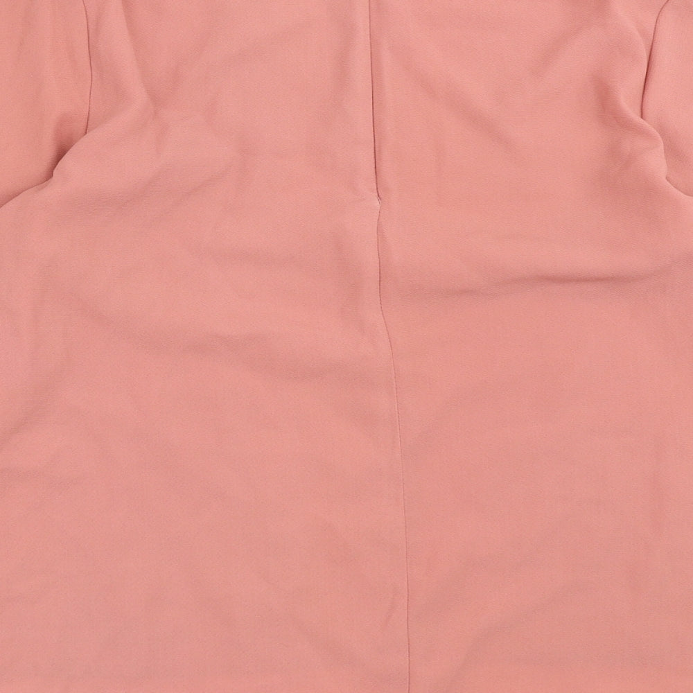 Topshop Womens Pink   Basic Blouse Size 8