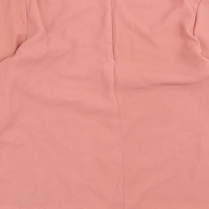 Topshop Womens Pink   Basic Blouse Size 8