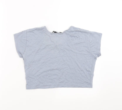 New Look Girls Blue   Cropped T-Shirt Size 10-11 Years