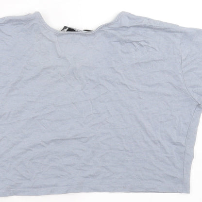 New Look Girls Blue   Cropped T-Shirt Size 10-11 Years