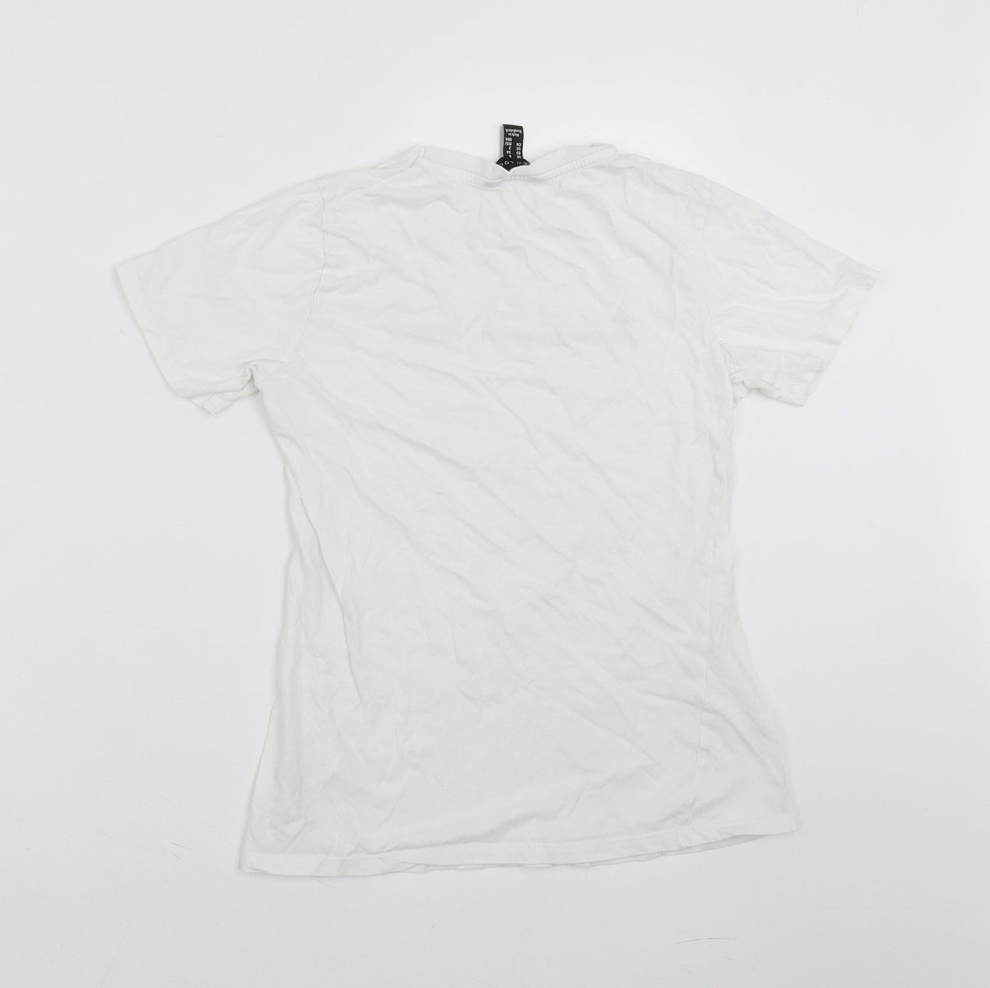 New Look Girls White   Basic T-Shirt Size 6 Years  - thank you, next