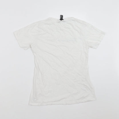 New Look Girls White   Basic T-Shirt Size 6 Years  - thank you, next
