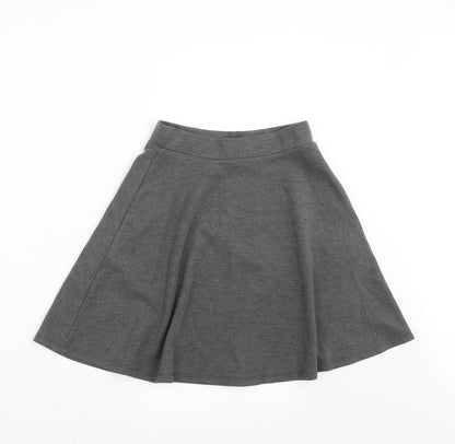 Nutmeg Girls Grey   Skater Skirt Size 9-10 Years