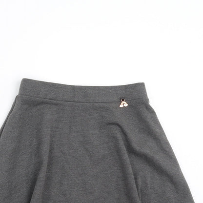 Nutmeg Girls Grey   Skater Skirt Size 9-10 Years