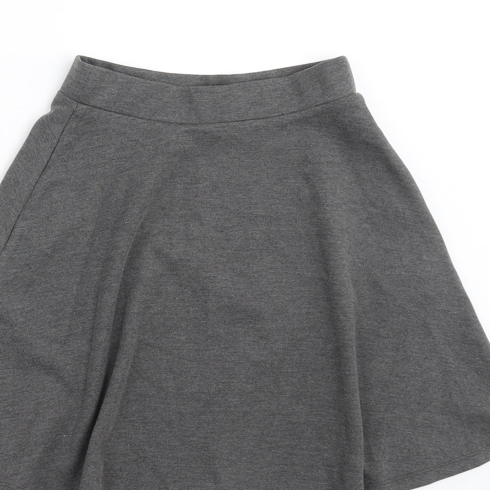 Nutmeg Girls Grey   Skater Skirt Size 9-10 Years