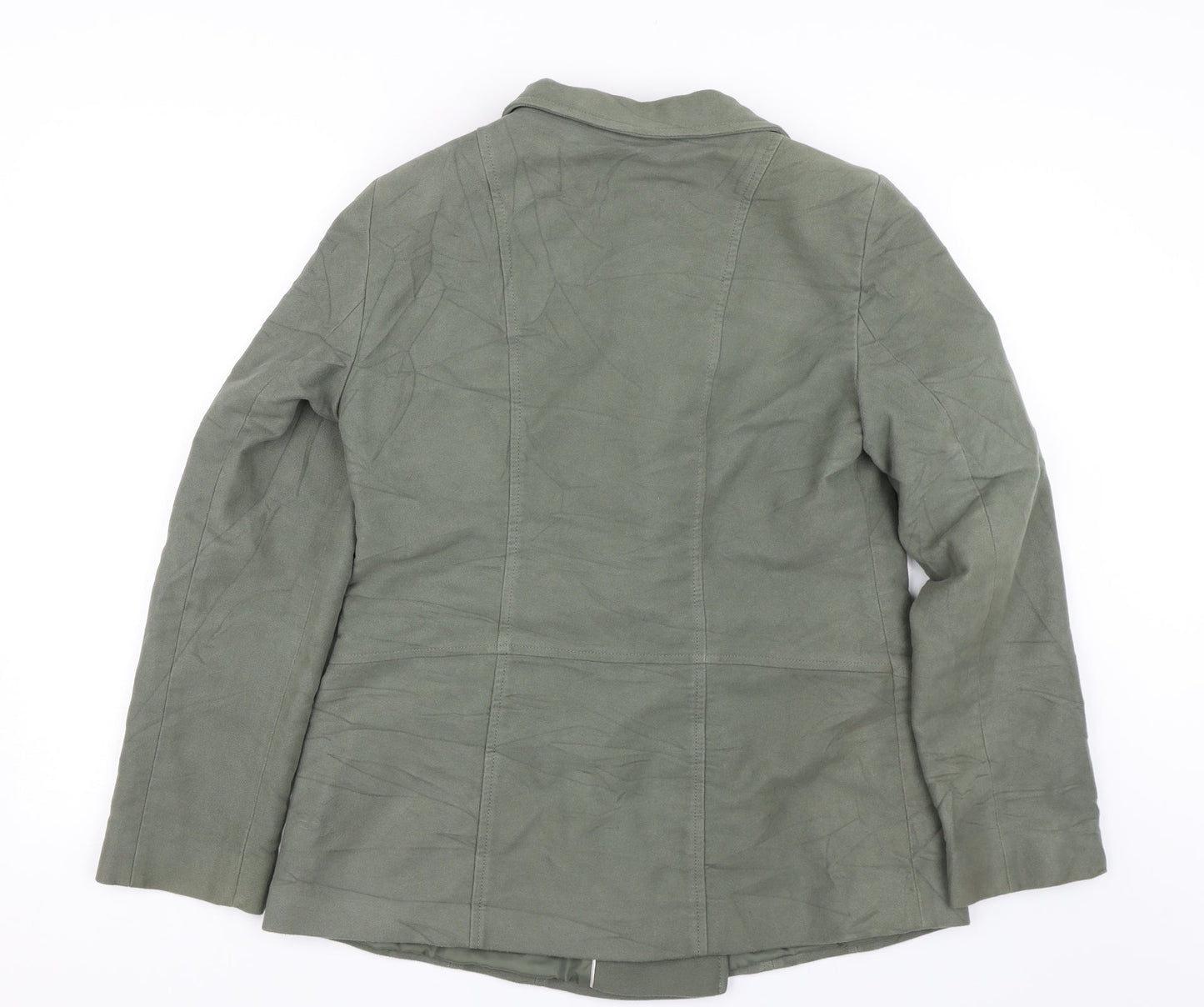 Womens UK Size 12 m&s Green Jacket