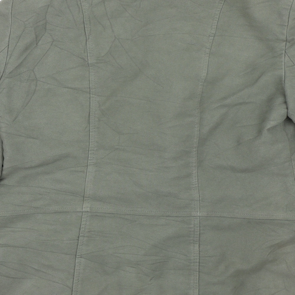Womens UK Size 12 m&s Green Jacket
