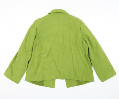 Classics Womens Green   Jacket Coat Size 14