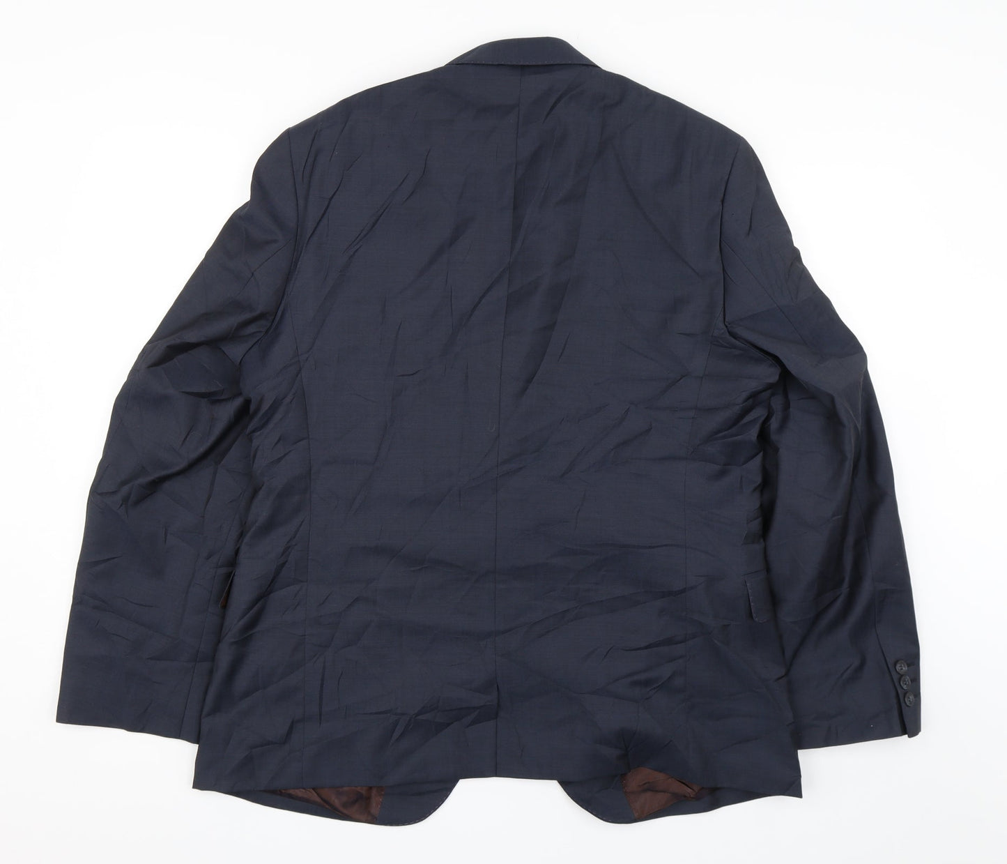 Woolmark blend Mens Blue   Jacket Suit Jacket Size 44