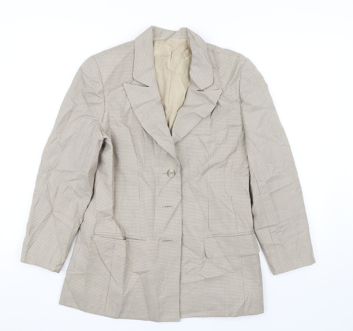 Womens UK Size  Preworn Regular Brown Suit Jacket