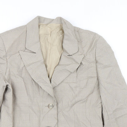 Womens UK Size  Preworn Regular Brown Suit Jacket