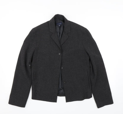 Withcery Womens Black   Jacket Suit Jacket Size 10  - Formal