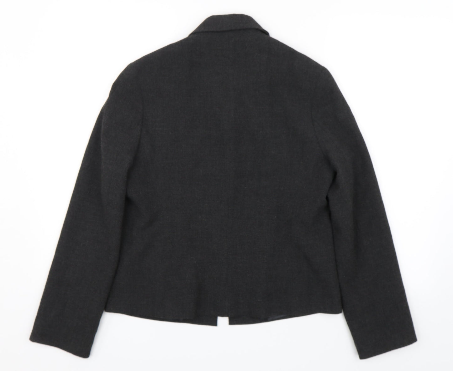 Withcery Womens Black   Jacket Suit Jacket Size 10  - Formal