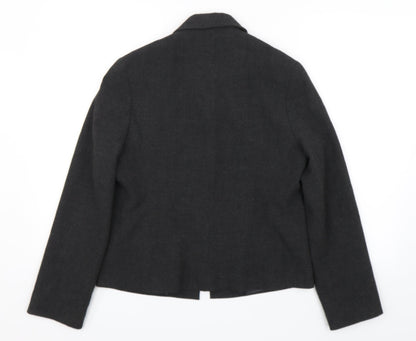 Withcery Womens Black   Jacket Suit Jacket Size 10  - Formal