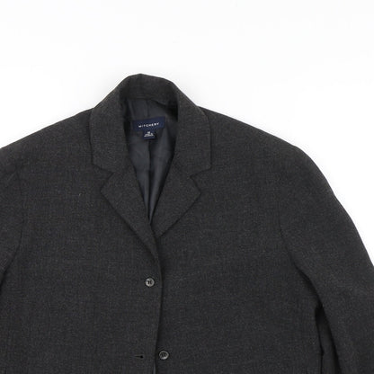 Withcery Womens Black   Jacket Suit Jacket Size 10  - Formal