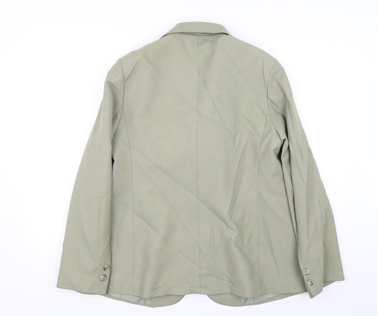 St Michael Womens Green Jacket Suit Jacket Size 16