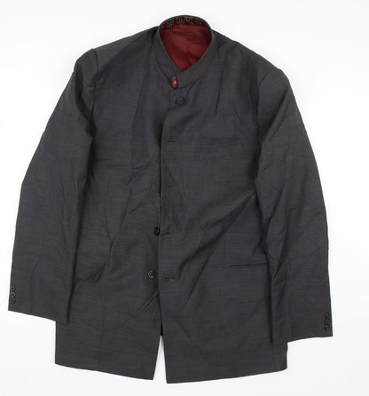 Jodhpuri Bandgala Mens Grey   Jacket Suit Size 2XL