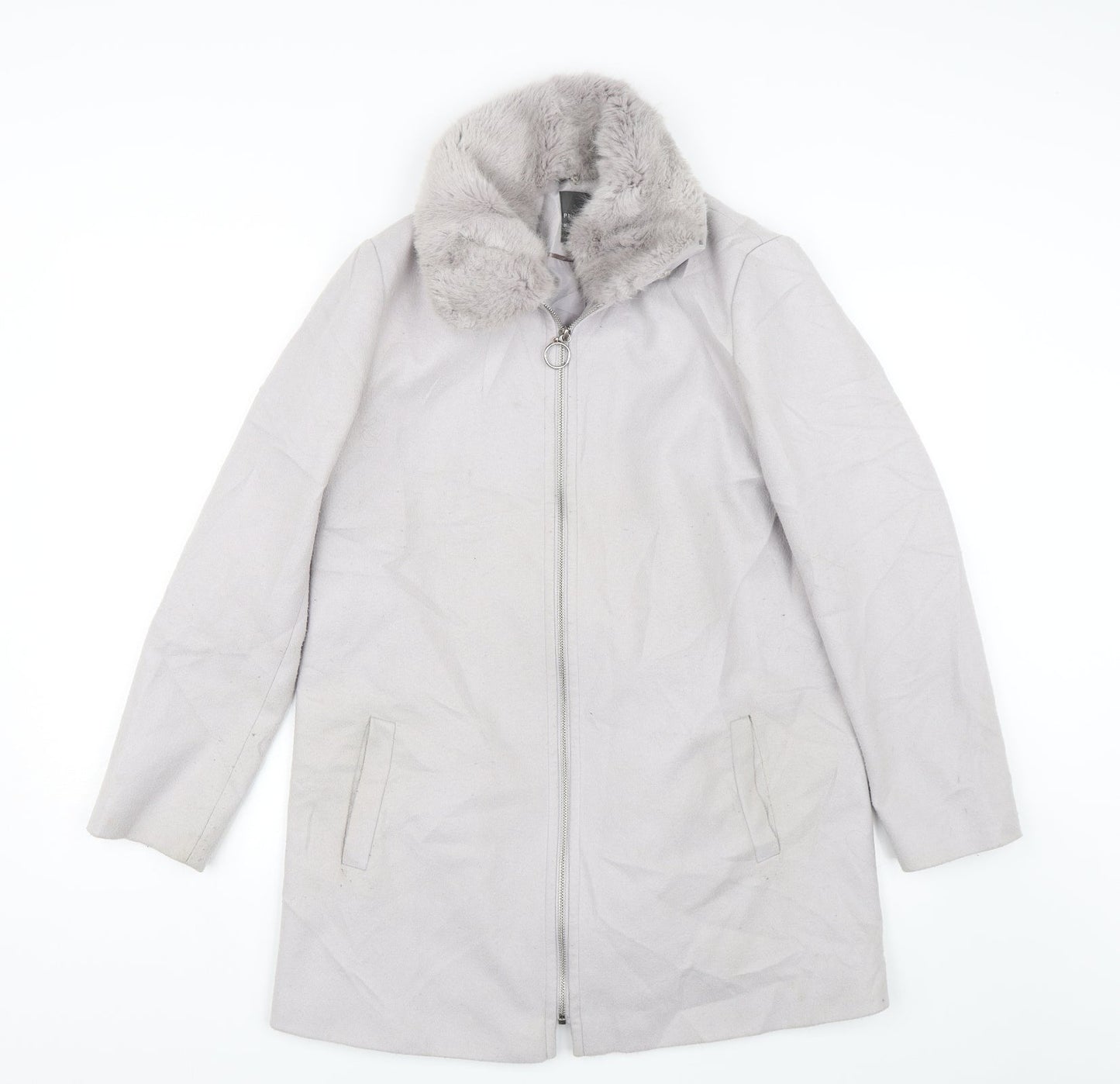 Primark Womens Green   Jacket Coat Size 12