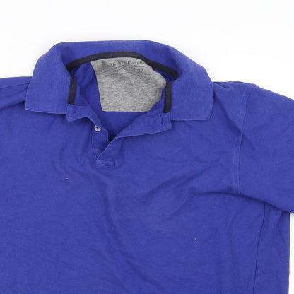 modern essentials Mens Blue    Polo Size M