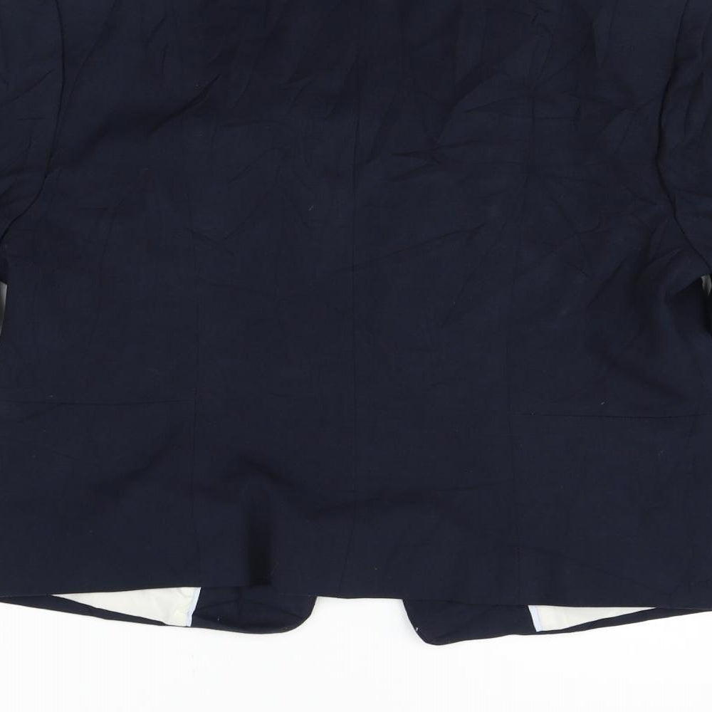 Marks and Spencer Womens Blue   Jacket Blazer Size 14