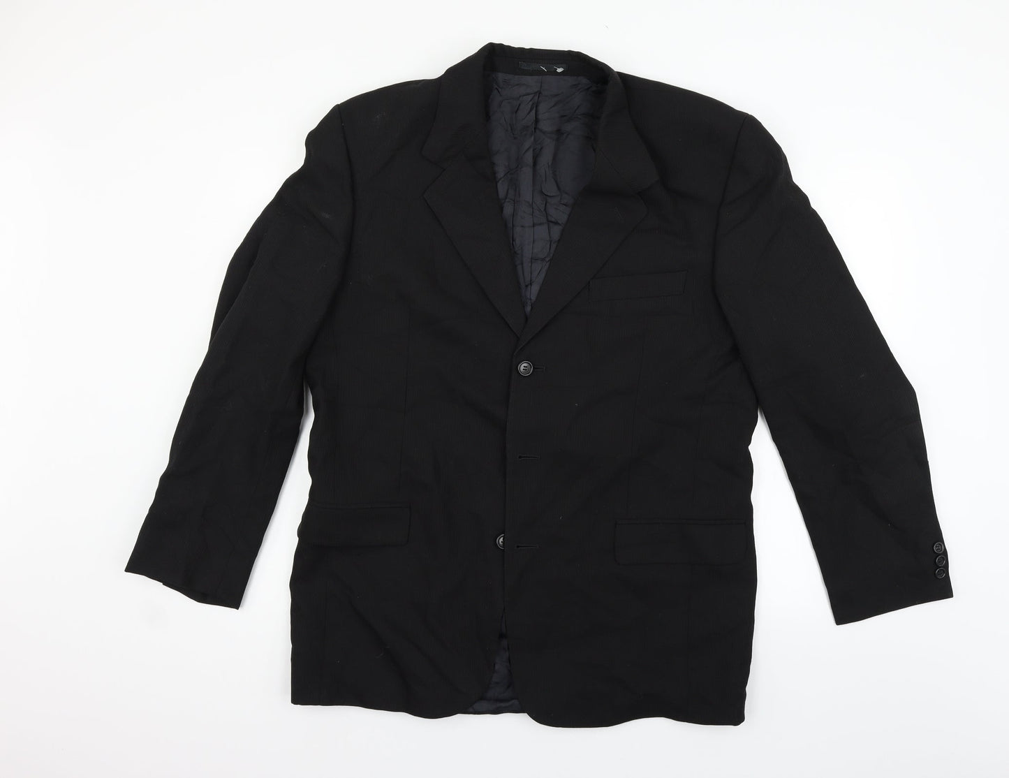 Mens UK Size S Burton Regular Black Suit Jacket