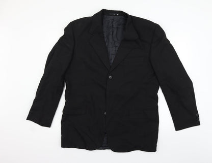 Mens UK Size S Burton Regular Black Suit Jacket