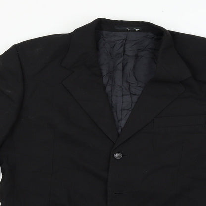 Mens UK Size S Burton Regular Black Suit Jacket