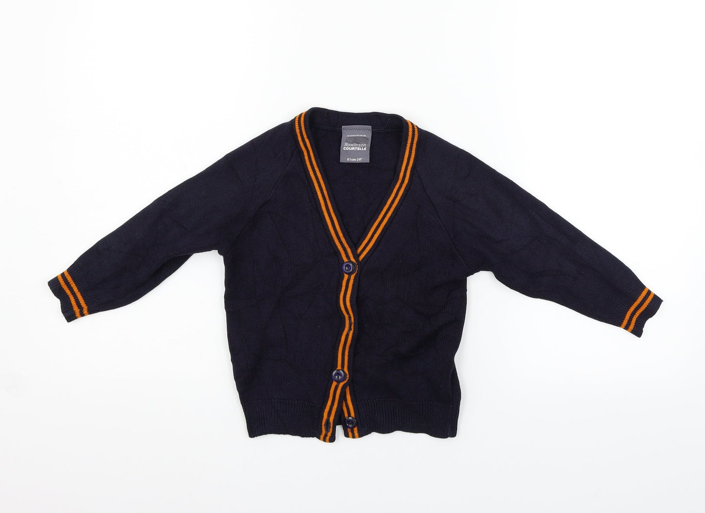 Rowlinson  Boys Blue   Cardigan Jumper Size 24 Months