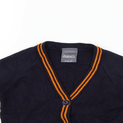Rowlinson  Boys Blue   Cardigan Jumper Size 24 Months