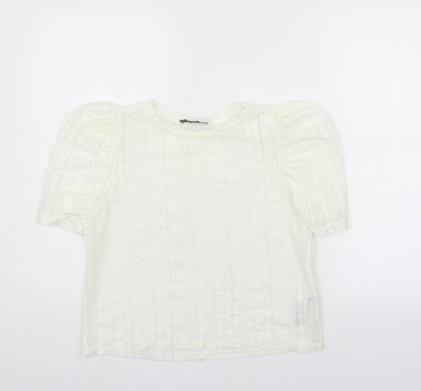 Primark Womens White   Basic T-Shirt Size M
