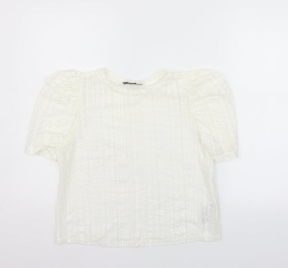 Primark Womens White   Basic T-Shirt Size M