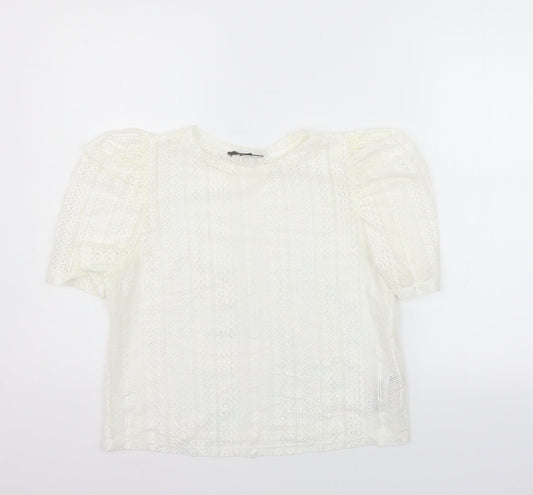 Primark Womens White   Basic T-Shirt Size M