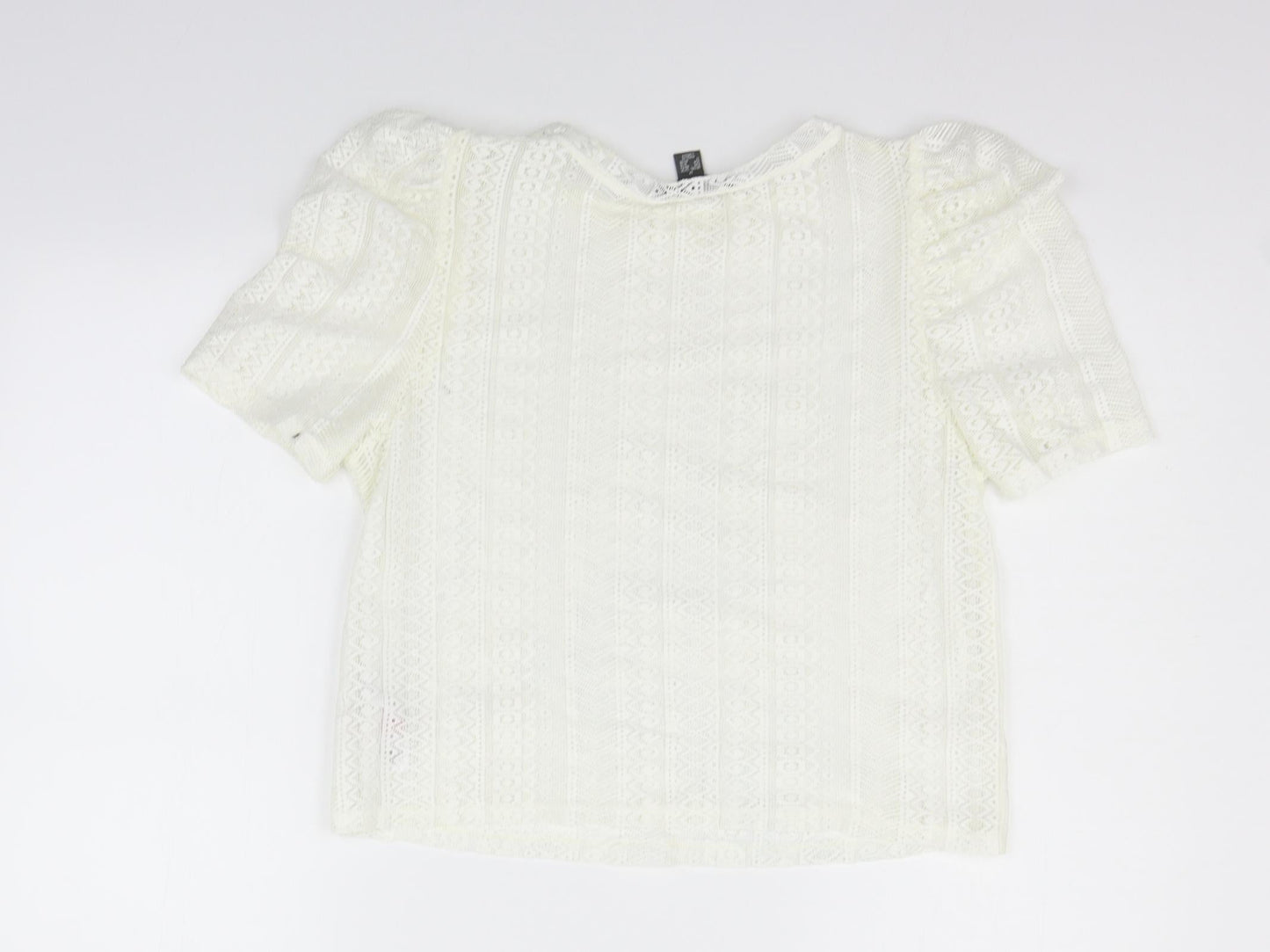 Primark Womens White   Basic T-Shirt Size M