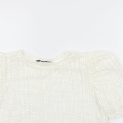 Primark Womens White   Basic T-Shirt Size M