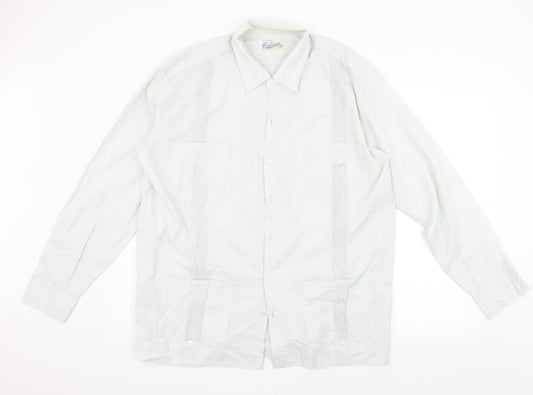 Mens UK Size L lupland Grey  Button-Up Long Sleeve Casual Shirt