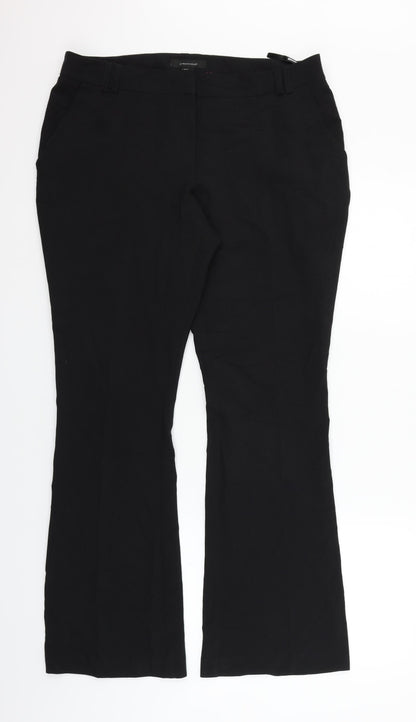 Womens UK Size 14 Atmosphere Regular Fit  Black Trousers