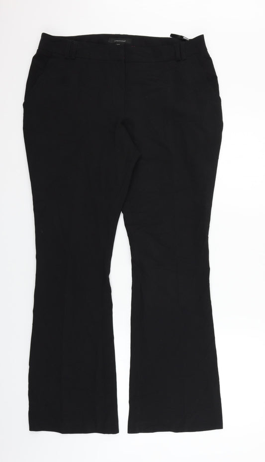 Womens UK Size 14 Atmosphere Regular Fit  Black Trousers
