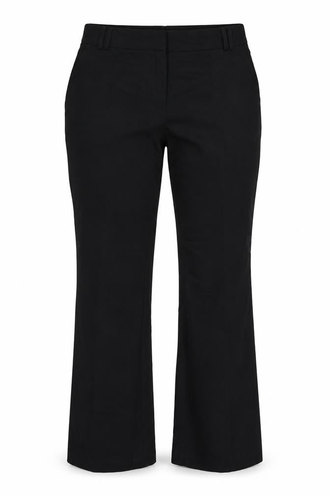 Front view of Atmosphere women’s black trousers, size UK 14, 30-inch leg