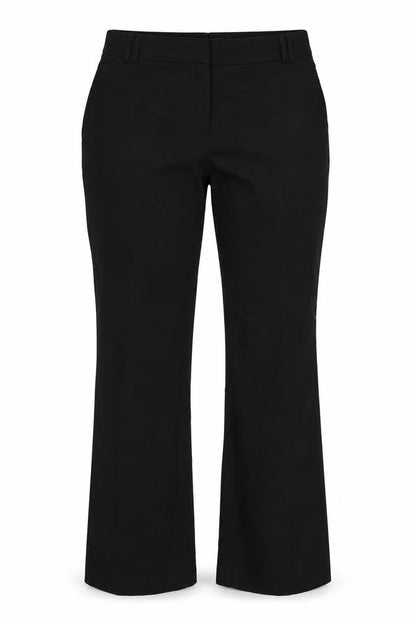 Front view of Atmosphere women’s black trousers, size UK 14, 30-inch leg