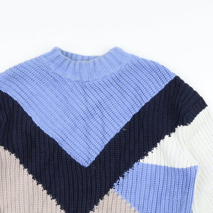 H&M Womens Blue   Pullover Jumper Size 10