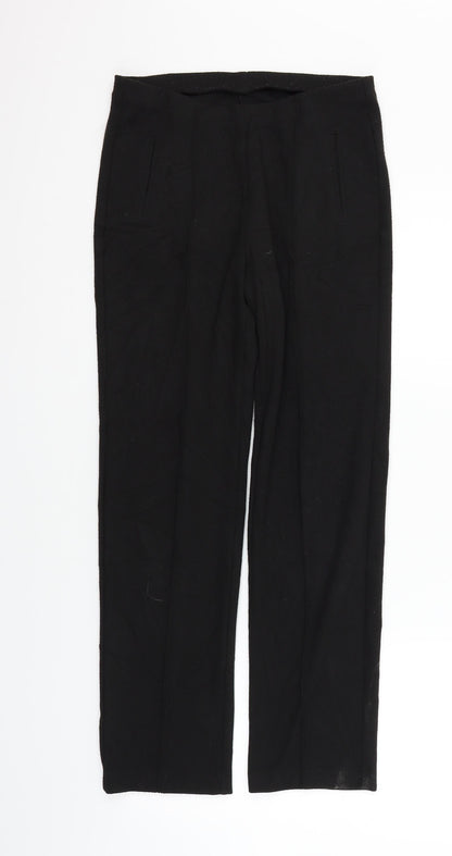 Womens UK Size 8 Marks and Spencer Regular Fit  Black Trousers