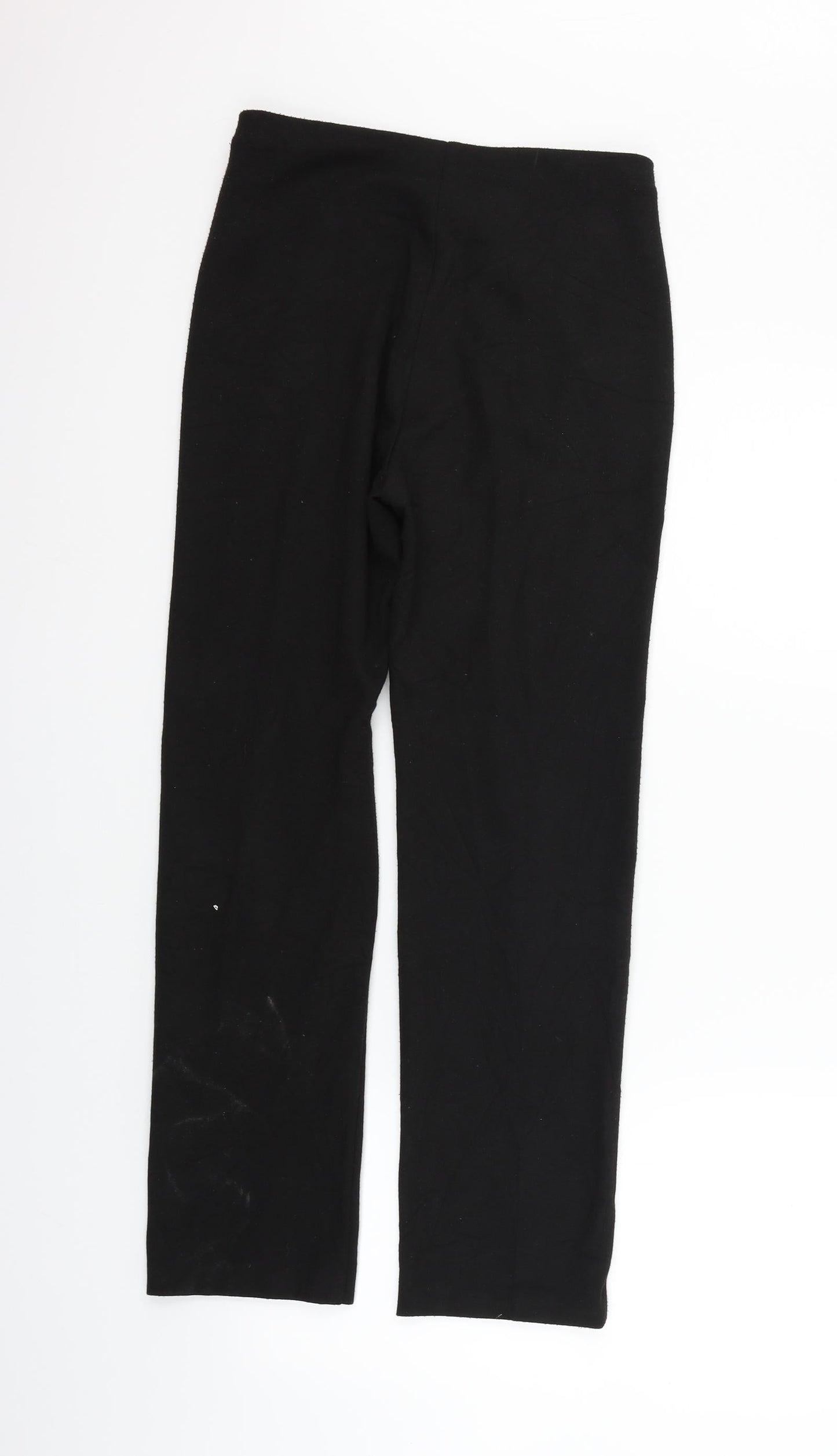 Womens UK Size 8 Marks and Spencer Regular Fit  Black Trousers