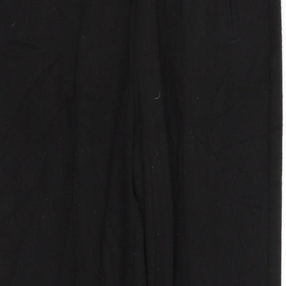 Womens UK Size 8 Marks and Spencer Regular Fit  Black Trousers