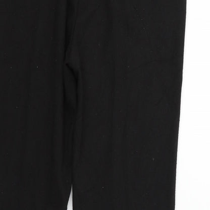 Womens UK Size 8 Marks and Spencer Regular Fit  Black Trousers