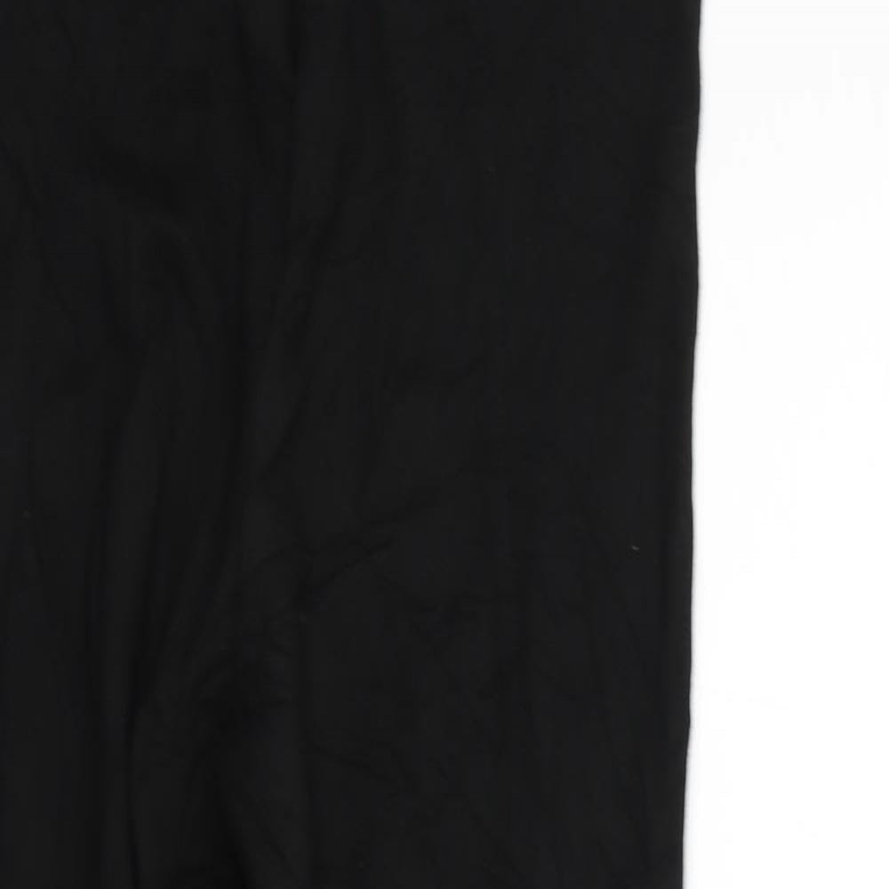 Womens UK Size M H&M Regular Fit  Black Trousers