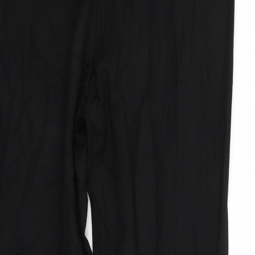 Womens UK Size M H&M Regular Fit  Black Trousers
